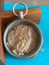 Horlogerie Ancienne 1x Boitier Montre Gousset Régulateur Argentan 6,5 cm