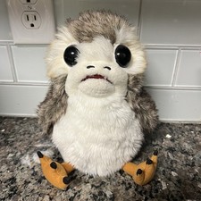 Disney Star Wars Porg Action Plush 8.5 The Last Jedi Se7en20 Talks Works e9