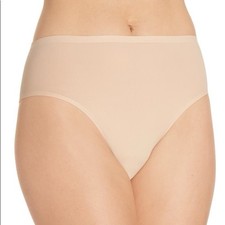 CHANTELLE 10670 SEAMLESS STRETCH FRENCH CUT BRIEFS PANTY ULTRA NUDE OS NWOT