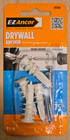 E-Z Ancor 11364 - Twist-N-Lock 75 lb. Self-Drilling Drywall Anchor 4 Pack Hanger