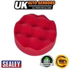 Image of Sealey Hook-and-Loop Buffing & Polishing Foam Head 80 x 25mm Red/Ultra-Soft