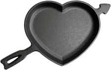 Seasoned Cast Iron Heart Skillet