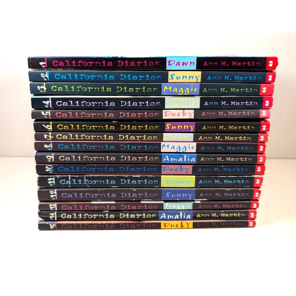 Complete Set CALIFORNIA DIARIES YA Books Series by Ann M. Martin vol.1-15 PB - Image 2 of 4