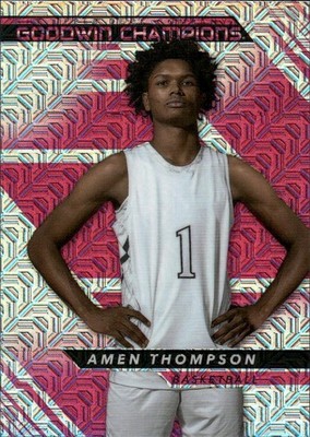 2022 Upper Deck Goodwin Champions #P29 Amen Thompson Platinum Pink Traxx #/299