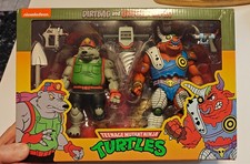 NECA TMNT Dirtbag & Groundchuck 2-Pack Target Exclusive Cartoon Figures NEW