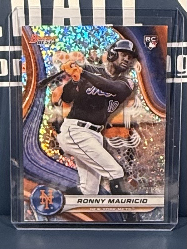 2024 Bowmans Best Ronny Mauricio mini diamonds RC  /299 New York Mets