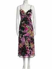 Steve Madden Ray Midi Dress Black Multi