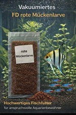 FD rote Mückenlarven 250ml Fischfutter  vaku...