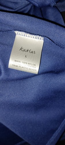 Katies Cocktail Dress Cobalt Blue Size L - Picture 5 of 5