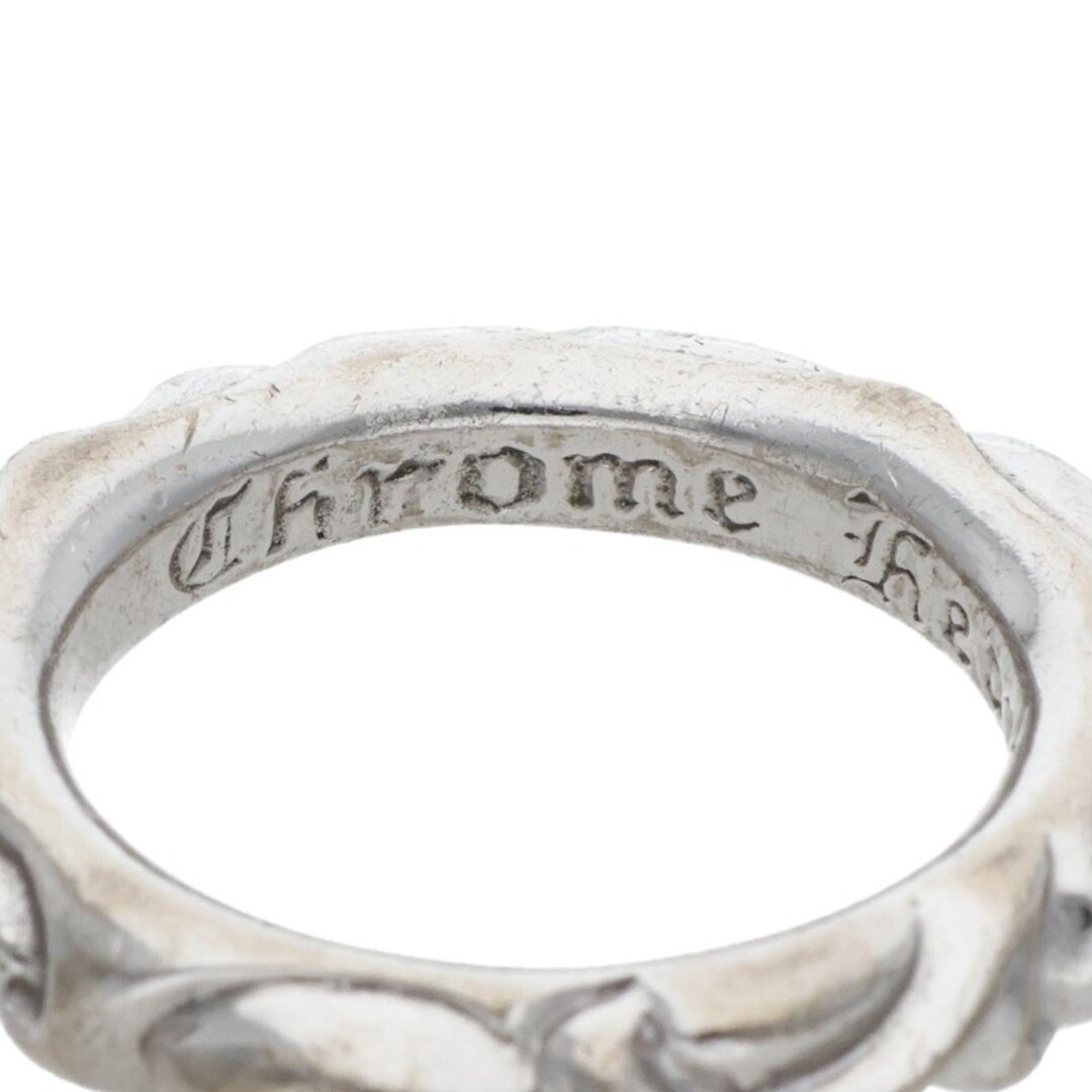 Chrome Hearts 18KWG SCRL Band Scroll White Gold Ring Men's Size 14.5 Used 844e03 thumbnail 4