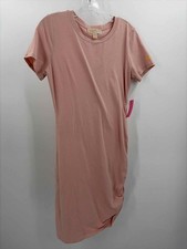 Pre-Owned Michael Kors Pink Size Medium Short Short Sleeve Dress