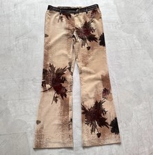 RARE Roberto Cavalli Class Floral Pattern Vintage Corduroy Pants Jeans