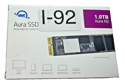 OWC Aura N2 1TB NVMe SSD MacBook Pro Air Mac mini OWCS4DAB4MB10 Neu OVP Ungeöffn