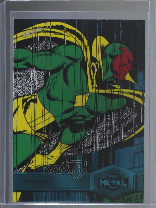 2022 Marvel Metal Universe Spider-Man Turquoise Light FX /50 Vision #194 04f2