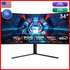 KTC 34 Inch Ultrawide Curved Gaming Monitor 3440x1440 UWQHD 180Hz H34S5