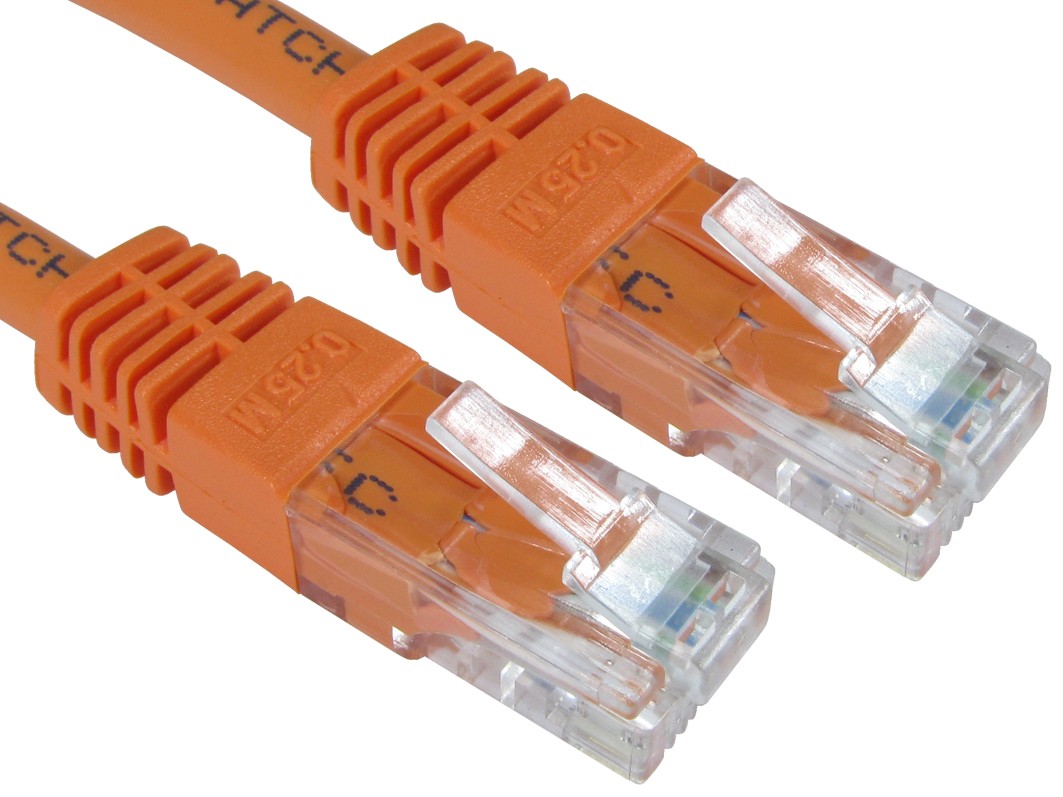 CMS Cables 7m Cat6 Networking Patch Cable - Orange