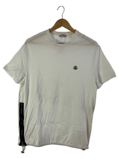 MONCLER◆Tシャツ/M/コットン/WHT/f10938c70410 v8094// MONCLER/T-shirt/L/cotton/WHT | eBay