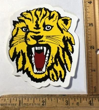Vintage Roaring Lion Face Decal Sticker Animal LeMans 1970s New Old Stock NOS