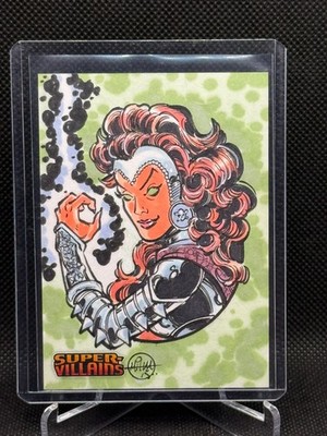 DC Comics Super-Villains Artist Proof Sketch Card Mitch Ballard Blackfire 1/1 AP