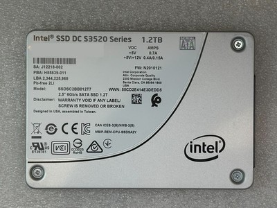 Open Box  Intel SSD DC S3520 Series 1.2TB SSDSC2BB012T7 2.5'' SATA