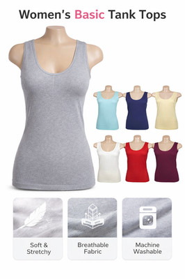Damen Vollachsel Microfaser Unterhemd Tank Top Shirt Mehrfarbig  M- 3XL