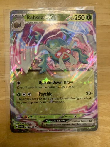 Pokemon Near Mint Rabsca Ex 025/182 Destined Rivals