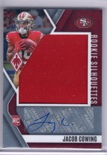 2024 PANINI PHOENIX RC SILHOUETTE AUTO JERSEY JACOB COWING /299 49ers