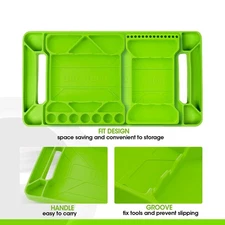 DURATECH 3PC Flexible Tool Tray Silicone Tool Holder for Automotive Tool Storage