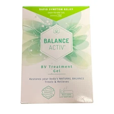 Balance Activ Vaginal BV Treatment Gel - Restores pH/Body Balance Exp 09/25/2027