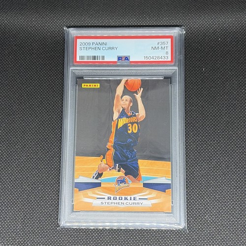 2009-10 Panini Rookie Stephen Curry #357 PSA 8 