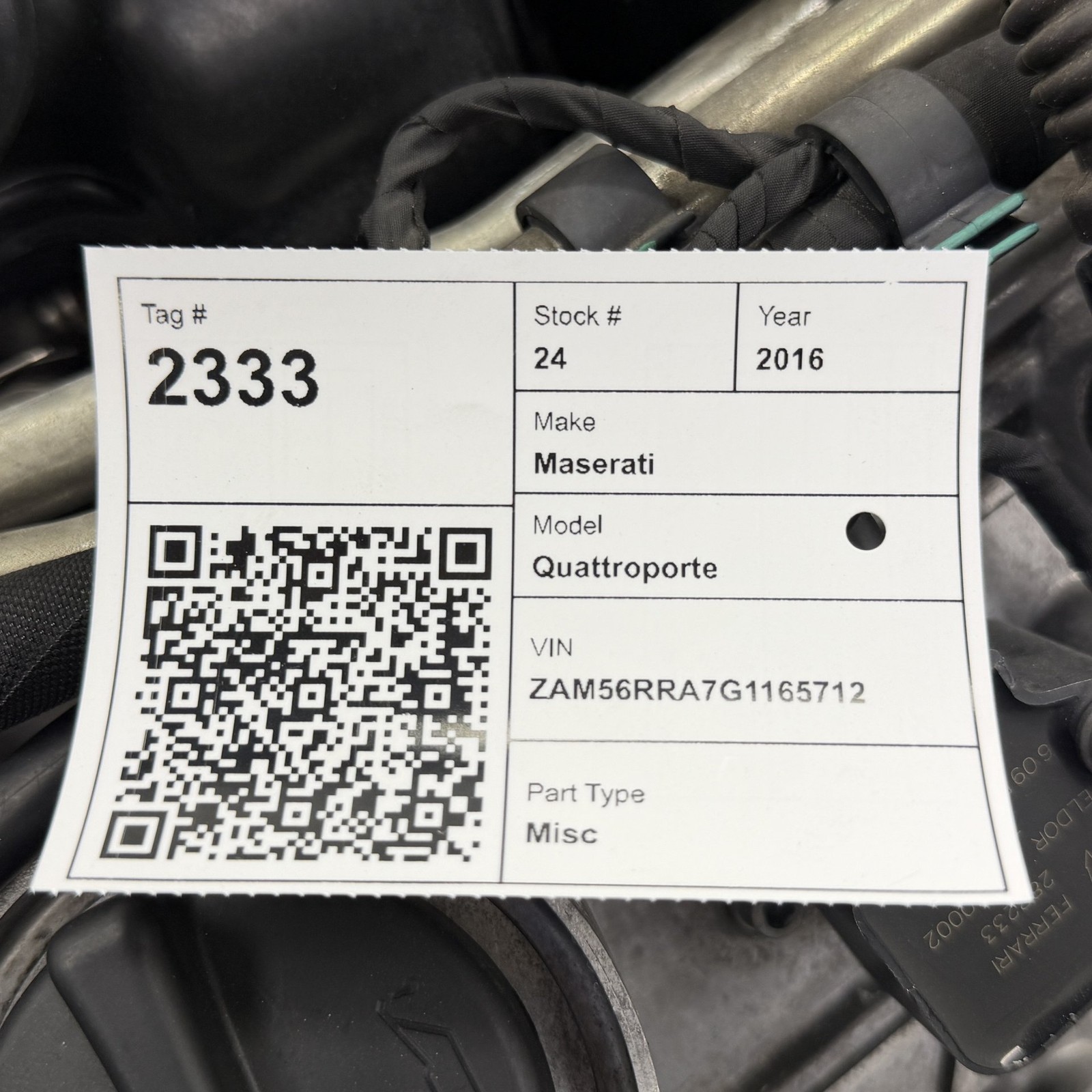 Maserati Ghibli 2014-2017 Motor