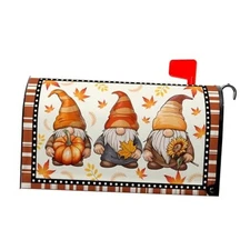 Mailbox Covers Magnetic Autumn Maple Leaves Mailbox Cover Standard Fall Gnomes