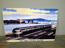 New York Central System Railroad 12 x 8 inch Metal Sign