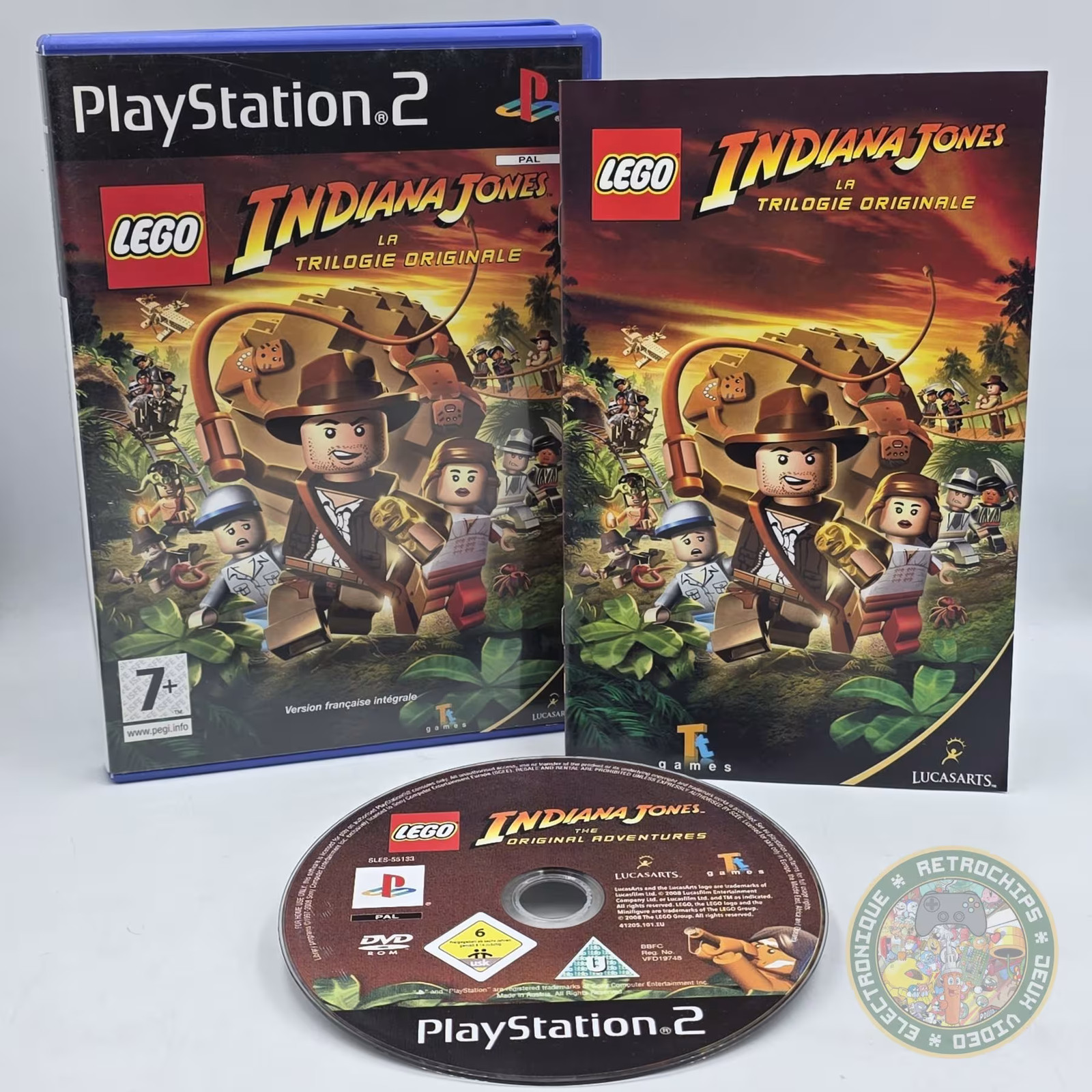 LEGO Indiana Jones : La Trilogie Originale PS2 