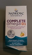 Nordic Naturals Omega-D3 60 Gels -exp: 11/27