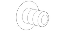 Genuine Honda Front Weather-strip Upper Clip 90652-thr-a00 Genuine Honda Front Weather-strip Upper Clip 90652-thr-a00
