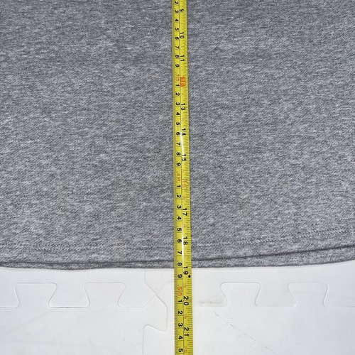 Sudadera grande 10/12 con logotipo de la NFL de los New England Patriots para niñas cuello redondo recortada gris - Imagen 5 de 5