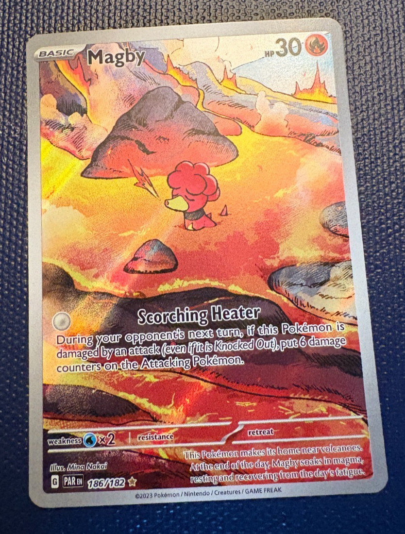 NM Magby 186/182 SV04: Paradox Rift Illustration Rare 2023