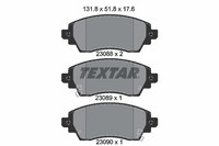 Bremsbelagsatz FÜR Toyota Corolla Liftback ( E11 ) - Textar 2308801