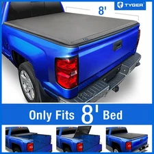 Fit 07-13 Silverado/Sierra 8' Bed Soft Tri-fold Tonneau Cover TYGER T3
