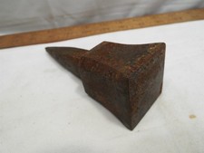 Herramienta formadora de swage bloque resistente estaca tocón forjado a mano de herrero temprano