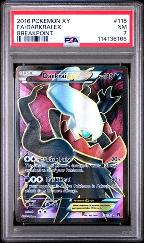 Darkrai-EX graded PSA 7 for sale on eBay