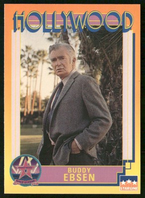 1991 Starline Hollywood Walk of Fame #57 Buddy Ebsen