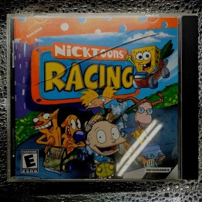 Vintage PC game Nickelodeon Nick Toons Racing PC CD ROM  Win 95/98/ME/XP 2001 