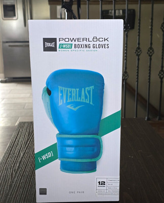 Everlast Powerlock 2 WSD Women s Boxing Gloves 12 oz Blue/Green