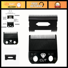 Professional Hair Clipper Blade Set - Fixed Moving Blades for Precision Cuttin