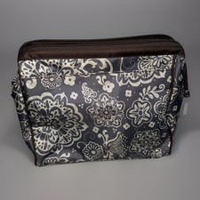 Thirty one Travel make up cosmetic Deluxe Beauty bag Woodblock Floral 31 4