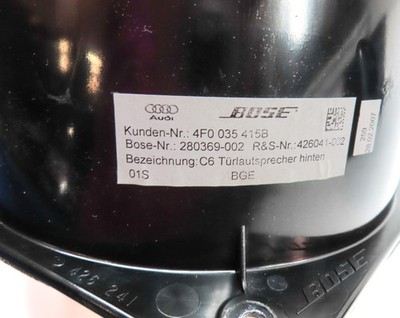 2007 AUDI Q7 (4HL) BOSE AUDIO RADIO STEREO SOUND SYSTEM SPEAKER