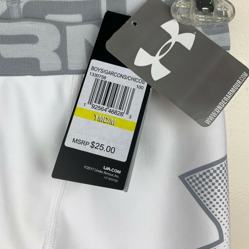 Under Armour Heat Gear Compression Shorts for Boys 1330758-001 - Picture 9 of 12