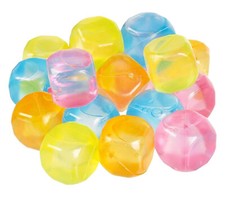 Cubetti ghiaccio riutilizzabili set 20pz cubi ghiaccio finto raffredda bevande